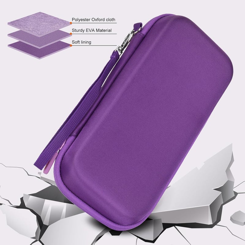 ZUJFPL Hard Graphing Calculator Case Compatible with Texas Instruments TI-84 Plus CE/TI-84 Plus/TI-Nspire CX II CAS/TI-Nspire CX II/TI-83 Plus/TI-85/TI-86/TI30xs/TI36X Pro/TI 34 Calculator - Purple - Image 4